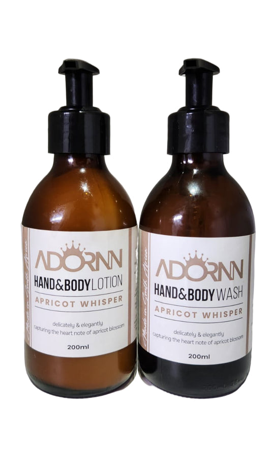 Hand and Body Duo 200ml Apricot Whisper